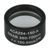 ACA254-150-A - Ахроматический дублет с воздушной прослойкой, просветляющее покрытие: 350-700 нм, фокусное расстояние: 150 мм, Thorlabs