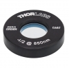 WPH05M-850 - Полуволновая пластинка нулевого порядка, Ø1/2", оправа: Ø1", рабочая длина волны: 850 нм, Thorlabs