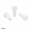CAPL - Белый пластиковый защитный колпачок для наконечника (Ø1.25 мм) оптоволоконного кабеля, 25 шт., Thorlabs