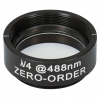 WPQ10M-488 - Четвертьволновая пластинка нулевого порядка, Ø1", оправа с резьбой SM1, рабочая длина волны: 488 нм, Thorlabs