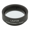 LA4725-ML -  Плоско-выпуклая линза, Ø1", UVFS, оправа с резьбой SM1, f = 75.0 мм, без покрытия, Thorlabs