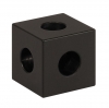 RM1G - Металлический куб с 3 раззенкованными отверстиями 1/4" (M6) для крепления стержней диаметром 1", Thorlabs