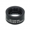 LB1258-ML - N-BK7 двояковыпуклая линза в оправе, Ø1/2", фокусное расстояние 30.0 мм, без покрытия, Thorlabs