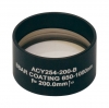 ACY254-200-B - Ахроматический дублет с цилиндрическими линзами,  фокусное расстояние 200 мм, Ø1", просветляющее покрытие: 650 - 1050 нм, Thorlabs