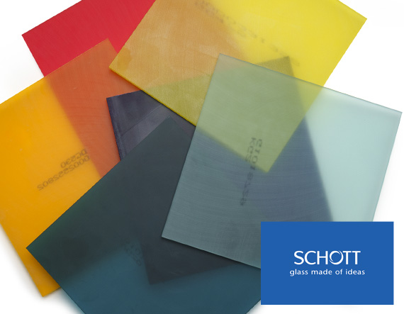 Цветные матовые пластины светофильтров SCHOTT