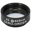 WPH10M-405 - Полуволновая пластинка нулевого порядка, Ø1", оправа с резьбой SM1, рабочая длина волны: 405 нм, Thorlabs