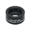 LB1187-ML - N-BK7 двояковыпуклая линза в оправе, Ø1/2", фокусное расстояние 100.0 мм, без покрытия, Thorlabs