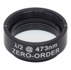 WPH10M-473 - Полуволновая пластинка нулевого порядка, Ø1", оправа с резьбой SM1, рабочая длина волны: 473 нм, Thorlabs
