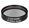 LJ1516RM - N-BK7 плоско-выпуклая круглая линза в оправе, фокусное расстояние: 1000 мм, Ø1", без покрытия, Thorlabs