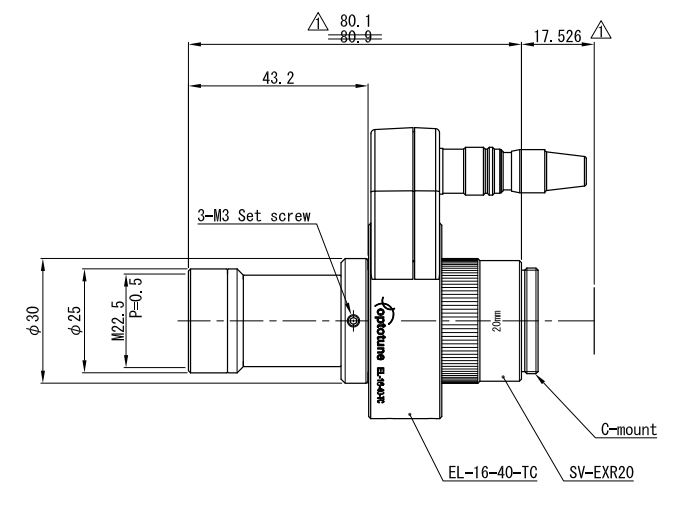 Однополевой объектив VIS, NIR диапазонов VS-TCH2-65-LQL1