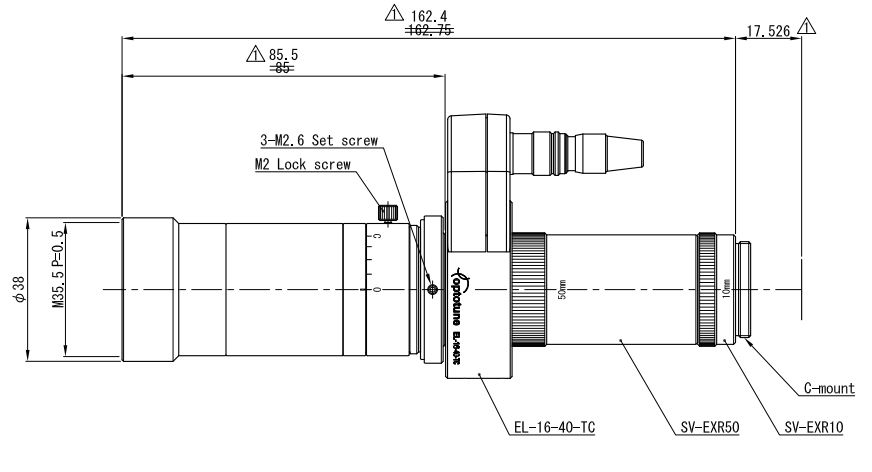 Однополевой объектив VIS, NIR диапазонов VS-THV2-110/S-LQL1