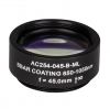 AC254-045-B-ML - Ахроматический дублет, f=45 мм, Ø1", резьба на оправе: SM1, просветляющее покрытие: 650-1050 нм, Thorlabs