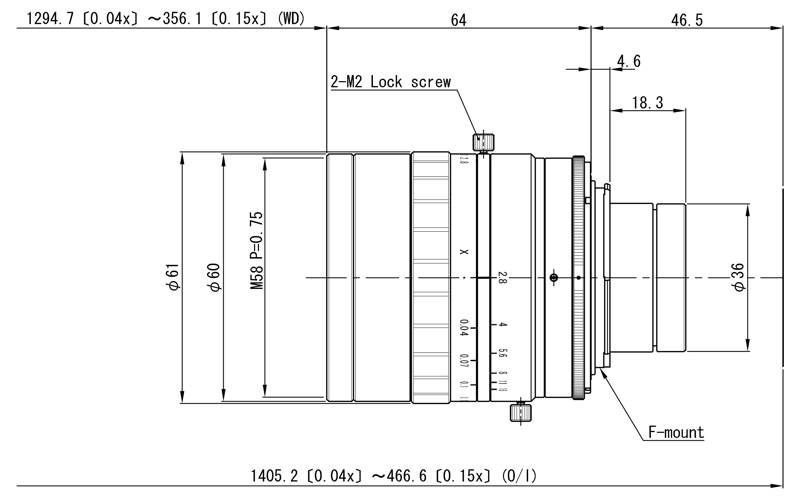 Однополевой объектив VIS, NIR диапазонов VS-L5028FL/F