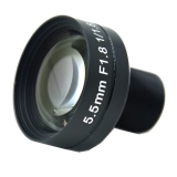 Промышленный объектив M12 (S-mount) для матричных камер VT-LEM05518(i)-M12-MP3, с фокусным расстоянием 5,5 мм