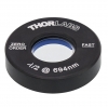WPH05M-694 - Полуволновая пластинка нулевого порядка, Ø1/2", оправа: Ø1", рабочая длина волны: 694 нм, Thorlabs