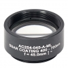AC254-045-A-ML - Ахроматический дублет, f=45 мм, Ø1", резьба на оправе: SM1, просветляющее покрытие: 400-700 нм, Thorlabs