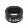 LB1378-ML - N-BK7 двояковыпуклая линза в оправе, Ø1/2", фокусное расстояние 40.0 мм, без покрытия, Thorlabs