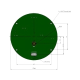 Плата J6 3.0IN5.0IN суммирующего усилителя с круговой решеткой SiPM c эффективной площадью 3.0 и 5.0 дюймов