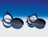 Складная карманная лупа с несколькими линзами Bausch & Lomb, увеличение: 4X-9X