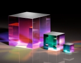 Светоделитель в форме куба для лазера, рабочая длина волны: 532 нм, поляризующее разделение оптического пучка, сторона: 25 мм
