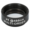 WPMQ10M-488 - Четвертьволновая фазовая пластинка множественного порядка, Ø1", оправа с резьбой SM1, просветляющее покрытие: 488 нм, Thorlabs