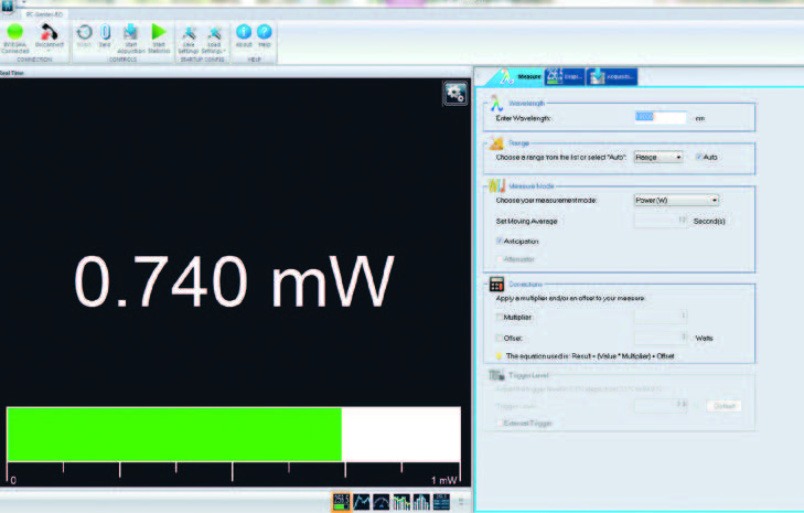 Главное меню универсального ПО GenTec