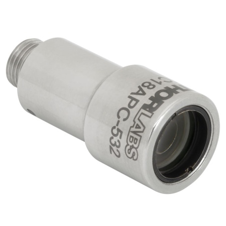 TC18APC-532 - Коллиматор на основе триплета, рабочая длина волны: 532 нм, f=17.90 мм, числовая апертура: 0.28, разъем: FC/APC, Thorlabs