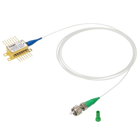 SLD930P-A40W - Суперлюминесцентный диод, мощность: 40 мВт, длина волны излучения: 930 нм, ширина полосы: 45 нм (3 дБ), PM оптоволокно, FC/APC разъем, корпус: Butterfly, Thorlabs