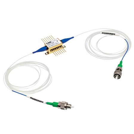 BOA1132P - Оптический усилитель O-диапазона, чувствителен к поляризации излучения, центральная длина волны: 1300 нм (тип.), корпус: Butterfly, сопряжен с оптическими PM волокнами, разъемы: FC/APC, Thorlabs