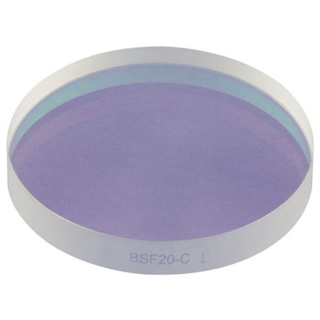 BSF20-C - Светоделительная пластинка для уменьшения мощности падающего излучения, Ø2", просветляющее покрытие: 1050-1700 нм, толщина: 8 мм, Thorlabs