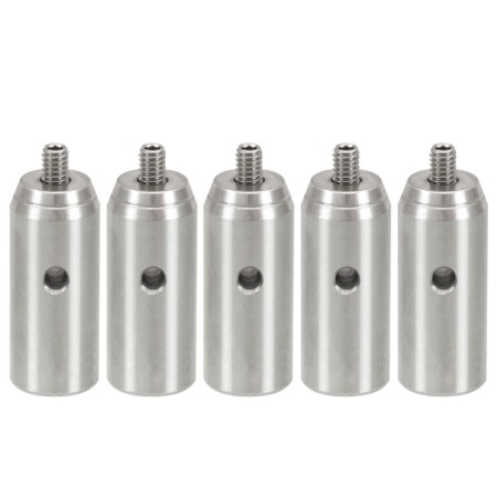 TR30/M-JP-P5 - Стержни для держателей оптики, Ø12 мм, сталь, винт с резьбой M4, резьбовое отверстие M6, высота 30 мм, 5 шт., Thorlabs