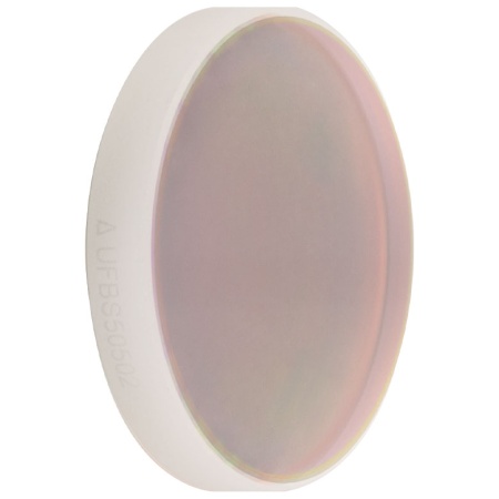 UFBS50502 - Светоделитель с низким уровнем дисперсии групповой задержки, Ø1", рабочий диапазон: 1000 - 2000 нм, угол падения: 45°, деление сигнала: 50:50 (R:T), Thorlabs