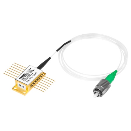 FPL785S-250 - Лазерный диод, 785 нм, 250 мВт, корпус: Butterfly, одномодовое оптоволокно, FC/APC разъем, Thorlabs