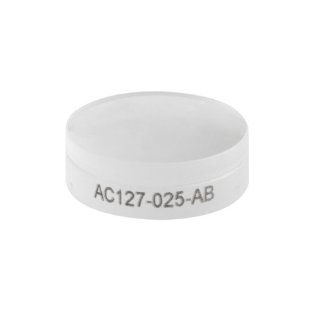 AC127-025-AB - Ахроматический дублет, фокусное расстояние: 25.0 мм, Ø1/2", просветляющее покрытие: 400 - 1100 нм, Thorlabs