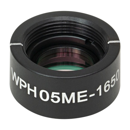 WPH05ME-1650 - Полуволновая пластинка нулевого порядка из ЖК полимера в оправе, Ø1/2", рабочая длина волны: 1650 нм, резьба: SM05, Thorlabs