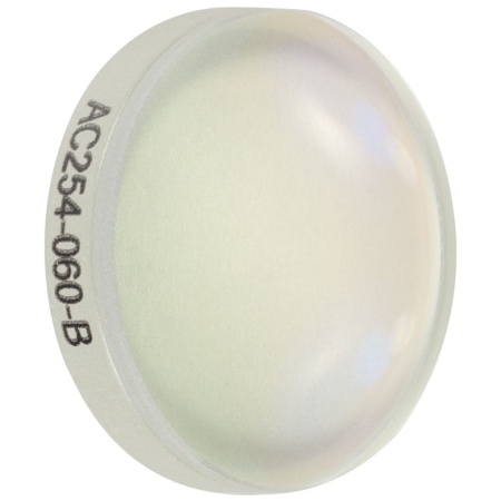 AC254-060-B - Ахроматический дублет, фокусное расстояние: 60.0 мм, Ø1", просветляющее покрытие: 650 - 1050 нм, Thorlabs