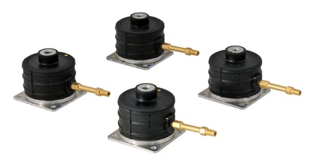 PWA074 - Виброизолирующие опоры, пассивная виброизоляция, допустимая нагрузка: 24-260 кг, 4 шт., Thorlabs