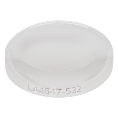 LA4647-532 - Плоско-выпуклая линза, f = 20 мм, Ø1/2", материал: UVFS, покрытие: 532 нм, Thorlabs