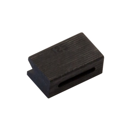 VHG125L - Графитовая деталь с V-образным пазом для фиксации оптических волокон в процессе сварки или сужения, для волокон с внешним диаметром: Ø80 мкм - Ø125 мкм, длина: 0.594", Thorlabs