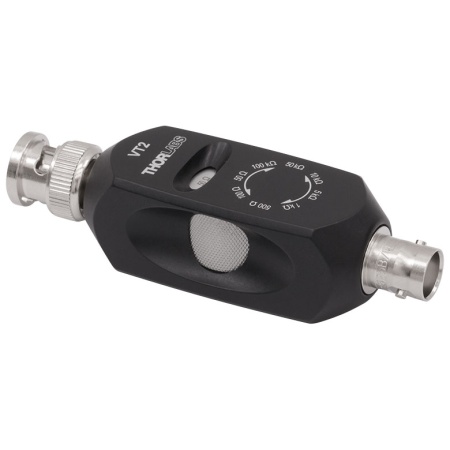 VT2 - Проходной BNC разъем, регулируемое сопротивление: 50 Ом - 100 кОм, Thorlabs