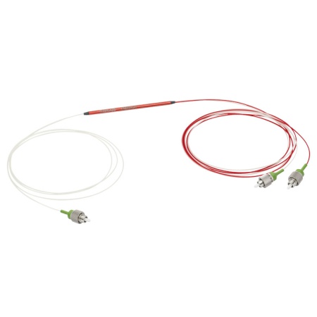 PN635R3A1 - Оптоволоконный разветвитель 1x2, тип волокна: PM, рабочий диапазон: 635 ± 15 нм, разделение сигнала: 75:25, PER: ≥18 дБ, разъемы: FC/APC, Thorlabs