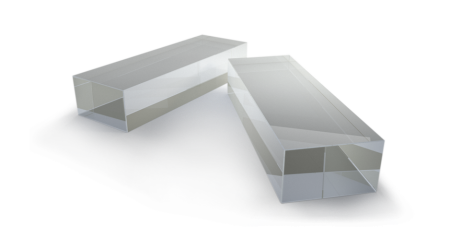 Кристалл Yb:KYW, 3×3 мм, длина: 1 мм, степень легирования: 10%, без крышек, брюстеровский срез, Optogama