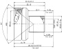 Промышленный объектив M12 (S-mount) для матричных камер VT-LEM05518(i)-M12-MP3, с фокусным расстоянием 5,5 мм
