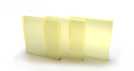 Кристалл Ce:YAG, размер: 20x20 мм, толщина: 1 мм, без покрытия, Optogama