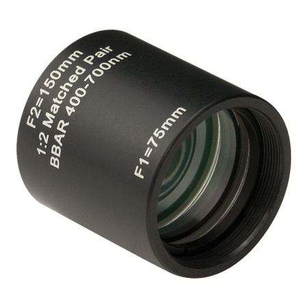 MAP1075150-A - Пары ахроматических дублетов, усиление: 1:2, f1=75 мм, f2=150 мм, просветляющее покрытие: 400-700 нм, Thorlabs