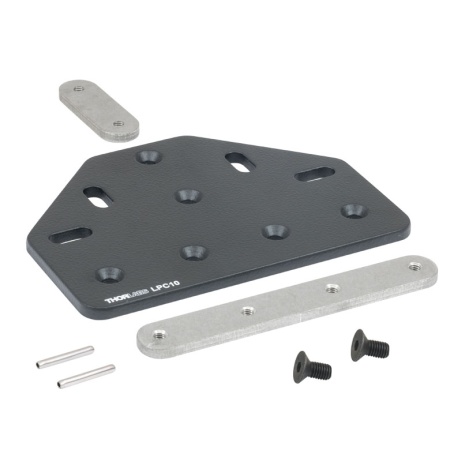 LPC10 - Набор креплений для соединения 3 карнизов (для защитных штор, используемых при работе с лазерным излучением), и установки на потолок, Thorlabs