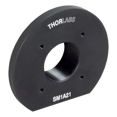 SM1A21 - Адаптер для крепления осветительной системы к микроскопам Leica DMI, внутренняя резьба SM1, адаптирован для интеграции в каркасную систему (30 мм), Thorlabs