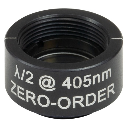 WPHSM05-405 - Полуволновая пластинка нулевого порядка, Ø1/2", резьба оправы: SM05, рабочая длина волны: 405 нм, Thorlabs