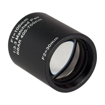 MAP1030100-A - Пары ахроматических дублетов, усиление: 1:3.33 , f1=30 мм, f2=100 мм, просветляющее покрытие: 400-700 нм, Thorlabs