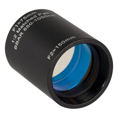 MAP1075150-B - Пары ахроматических дублетов, усиление: 1:2, f1=75 мм, f2=150 мм, просветляющее покрытие: 650-1050 нм, Thorlabs